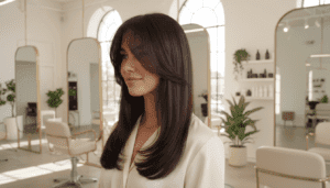 frange rideau longue