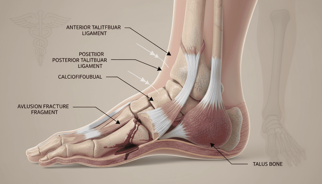 cheville arrachement osseux