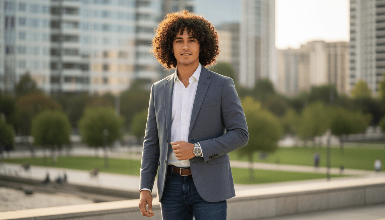 coupe cheveux bouclés homme