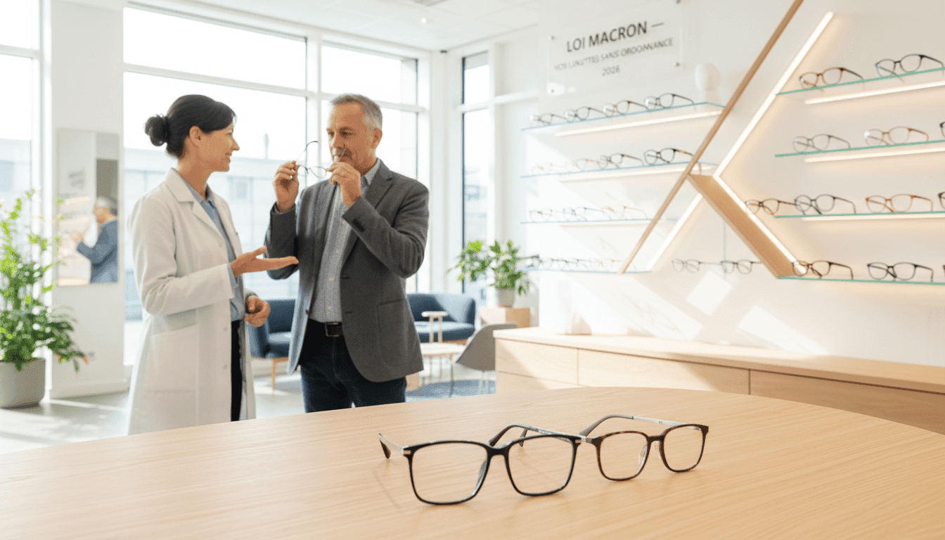 loi macron lunettes sans ordonnance
