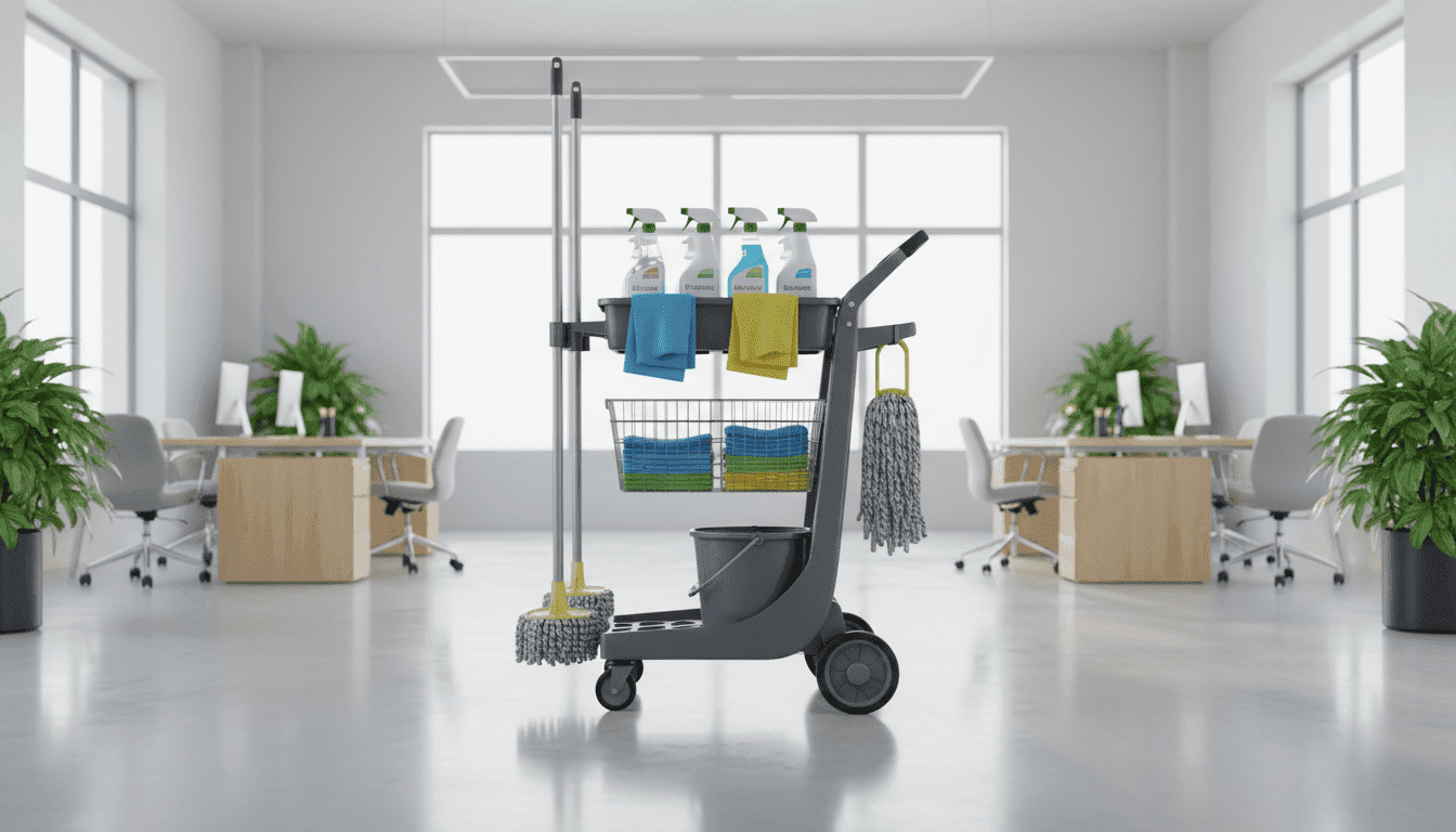 organisation chariot de ménage professionnel