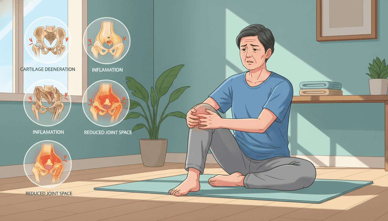 symptômes arthrose hanche