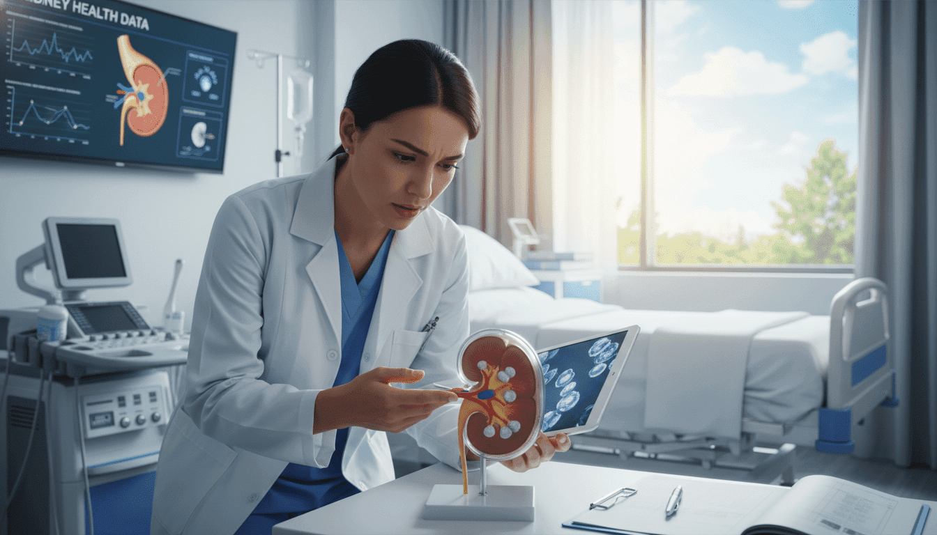 calcul rénal durée hospitalisation
