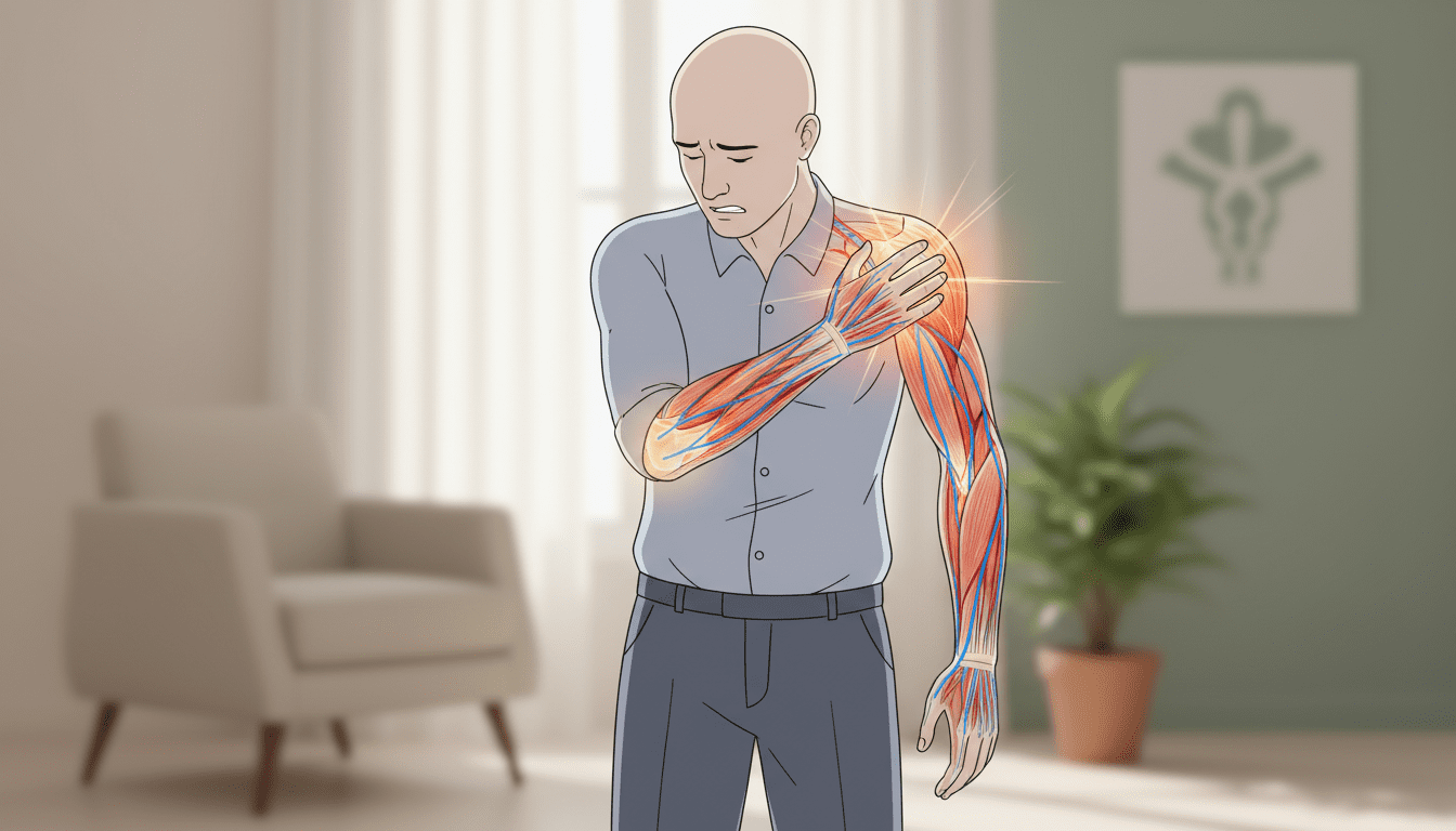 douleur épaule bras nerf