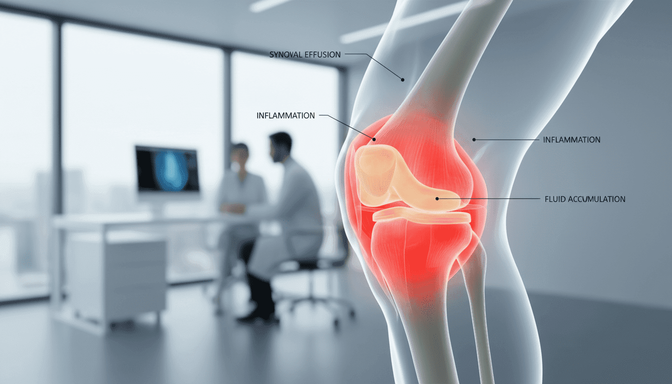 épanchement de synovie