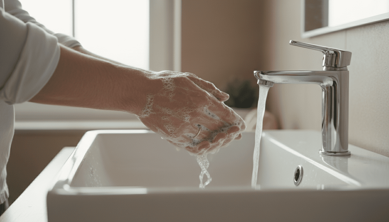 hygiène mains lavage