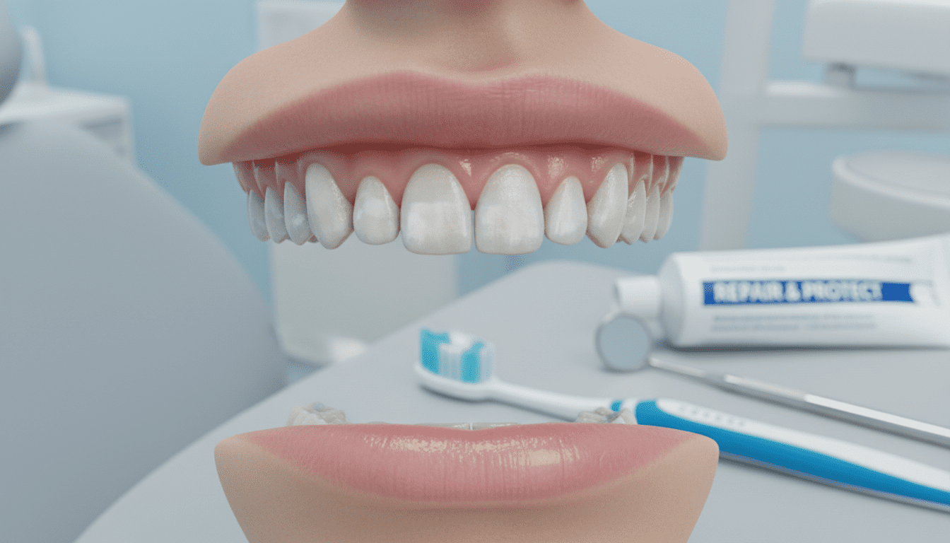 tache blanche sur les dents