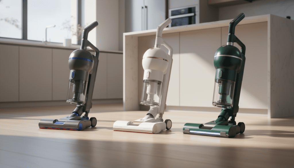 balai aspirateur laveur