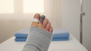 Doigt de pied cassé : symptômes, temps de guérison et traitements 3 doigt de pied cassé