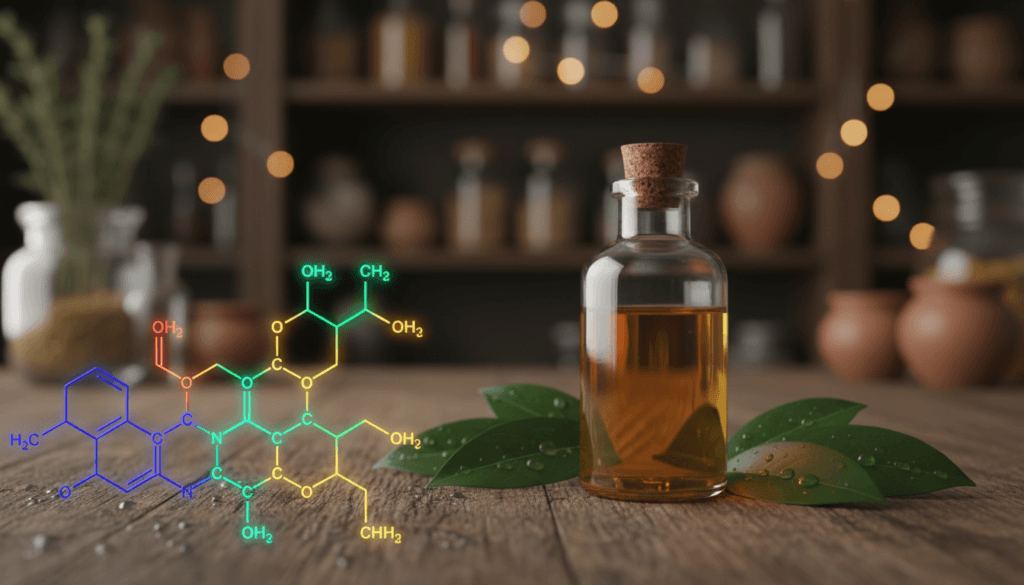 Ravintsara et grippe : comment utiliser cette huile essentielle? 1 composition chimique huile essentielle ravintsara