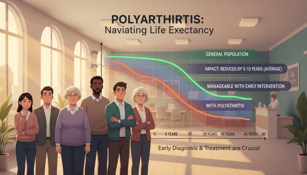 statistiques polyarthrite espérance de vie