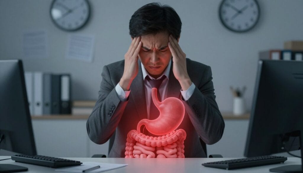 impact du stress sur le système digestif