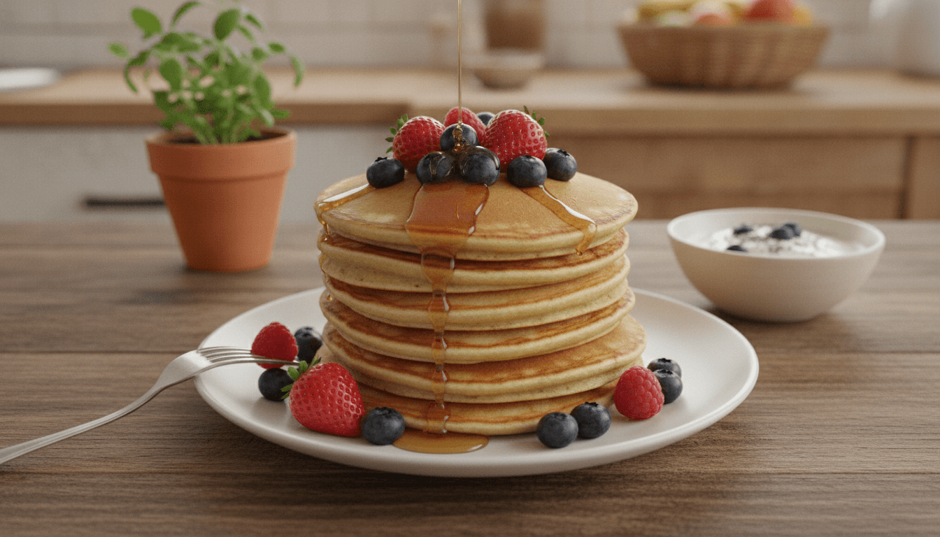 Accueil 2 recette pancakes healthy rapide